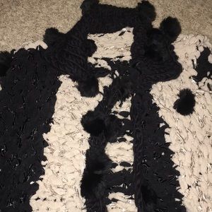 Hand knitted vest sz M